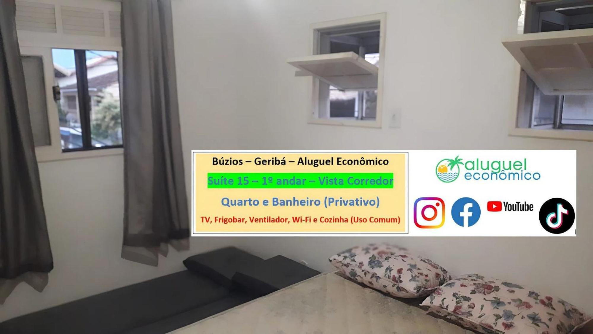 Buzios - Geriba - Suites - Aluguel Economico ภายนอก รูปภาพ
