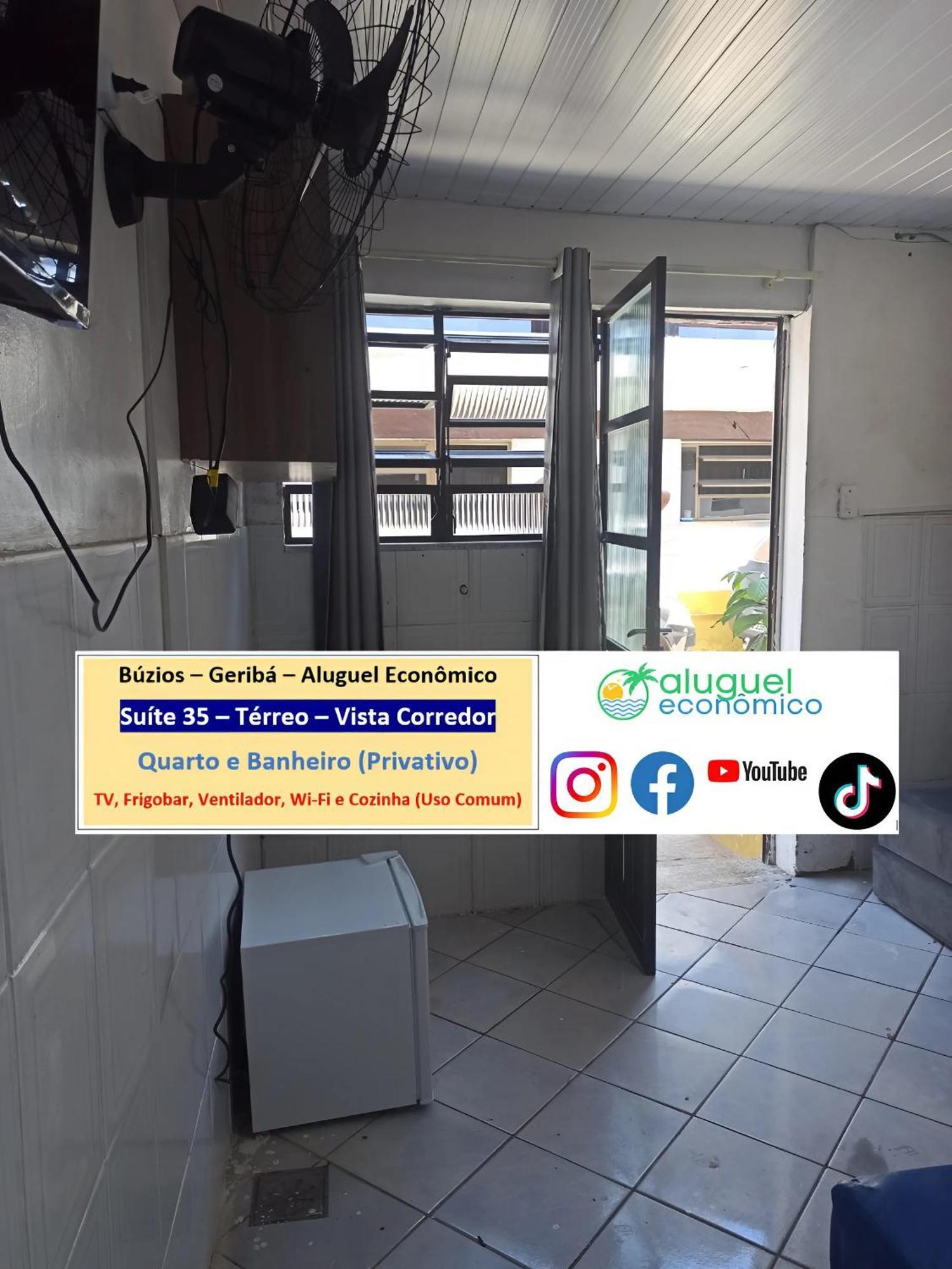 Buzios - Geriba - Suites - Aluguel Economico ภายนอก รูปภาพ